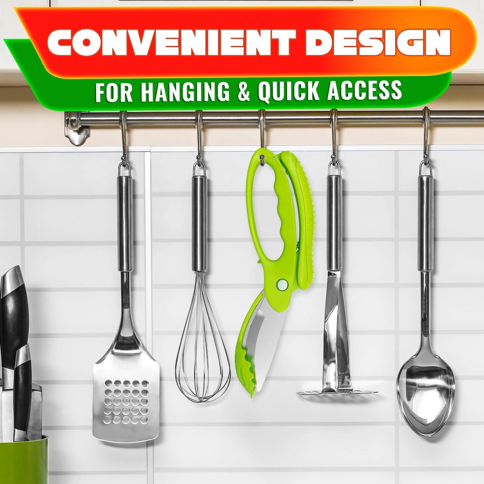 Salad Scissors for Chopped Salad Tool Vegetable Scissors Food Cutter Salad Chopper Scissors Salad Cutter Chopper Lettuce Shredder Lettuce Chopper for Chopped Salad Chopper Tool