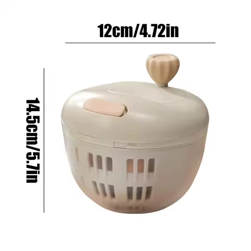 Manual Vegetable Dehydrator Salad Spinner Dryer Fruit Food Dehydrator Quick Drying Kitchen Drain Basket Strainer Crisper Tool